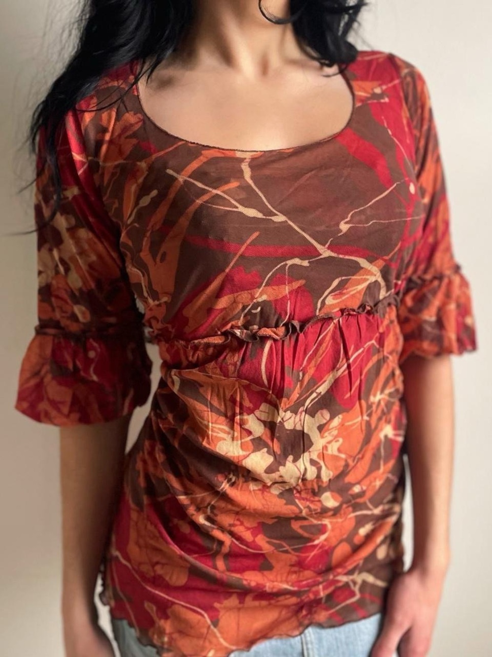 Cha Cha Vente Mesh Whimsygoth Blouse